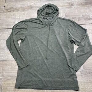 Anetik Hoodie Mens Large Green Lightweight Performance UPF 30+ Frampton Logo